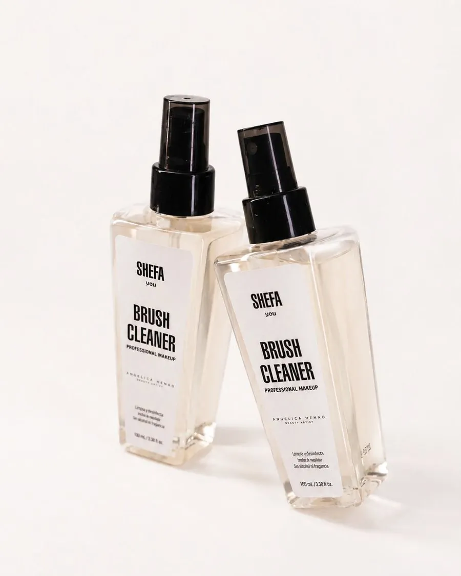 Dos frascos de Brush Cleaner Shefa